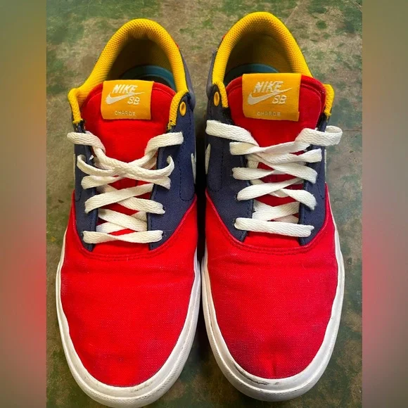 Nike SB Charge Solar Soft Canvas shoes University Red Blue Colorway  CD6279401